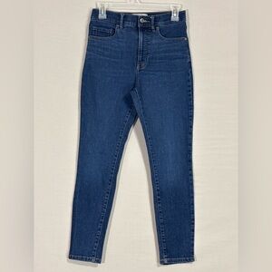 Everlane High Rise Skinny Jeans Women’s Dark Wash Cropped Denim